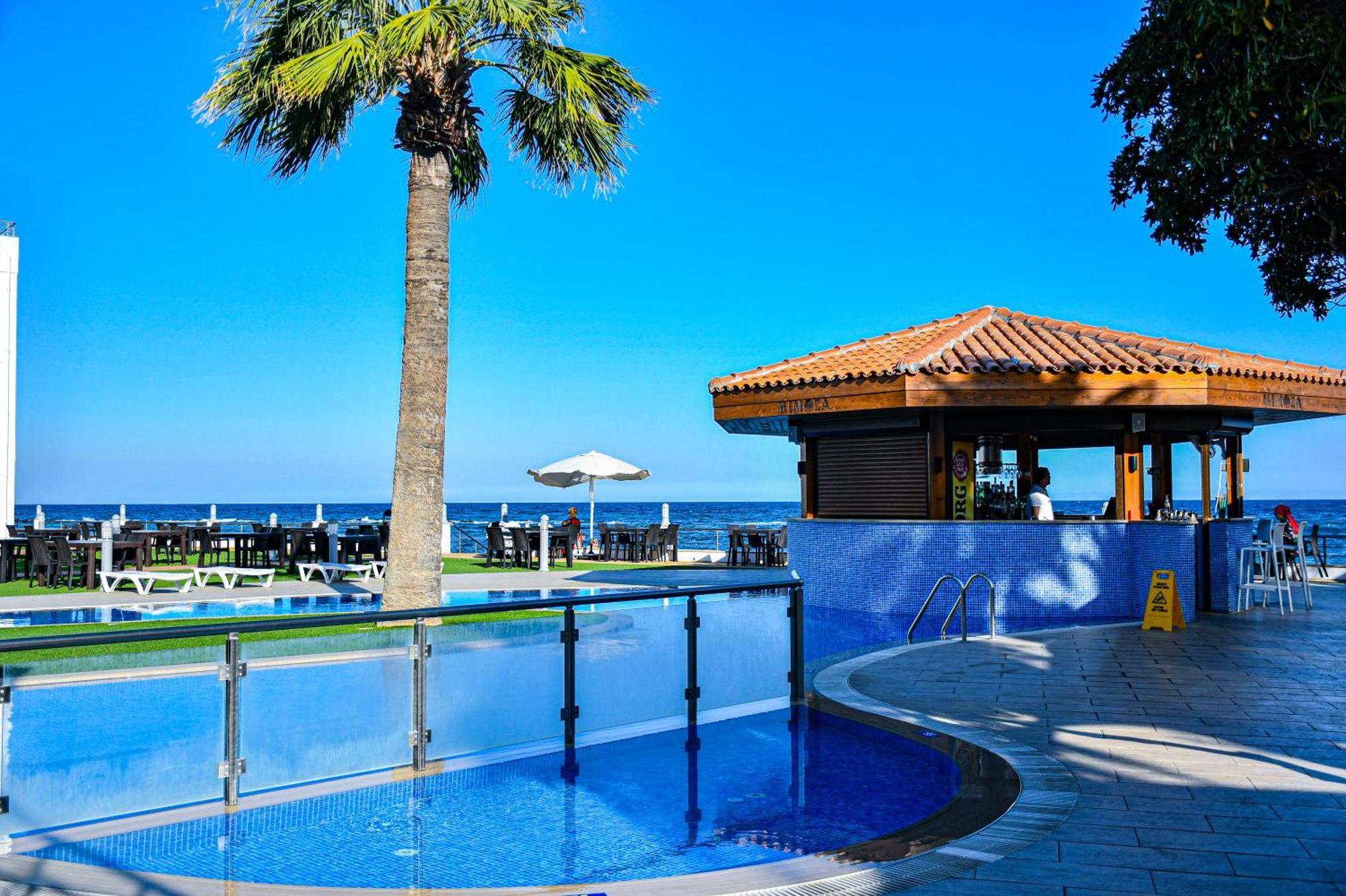 Mimoza Beach Hotel Agios Sergios Zewnętrze zdjęcie