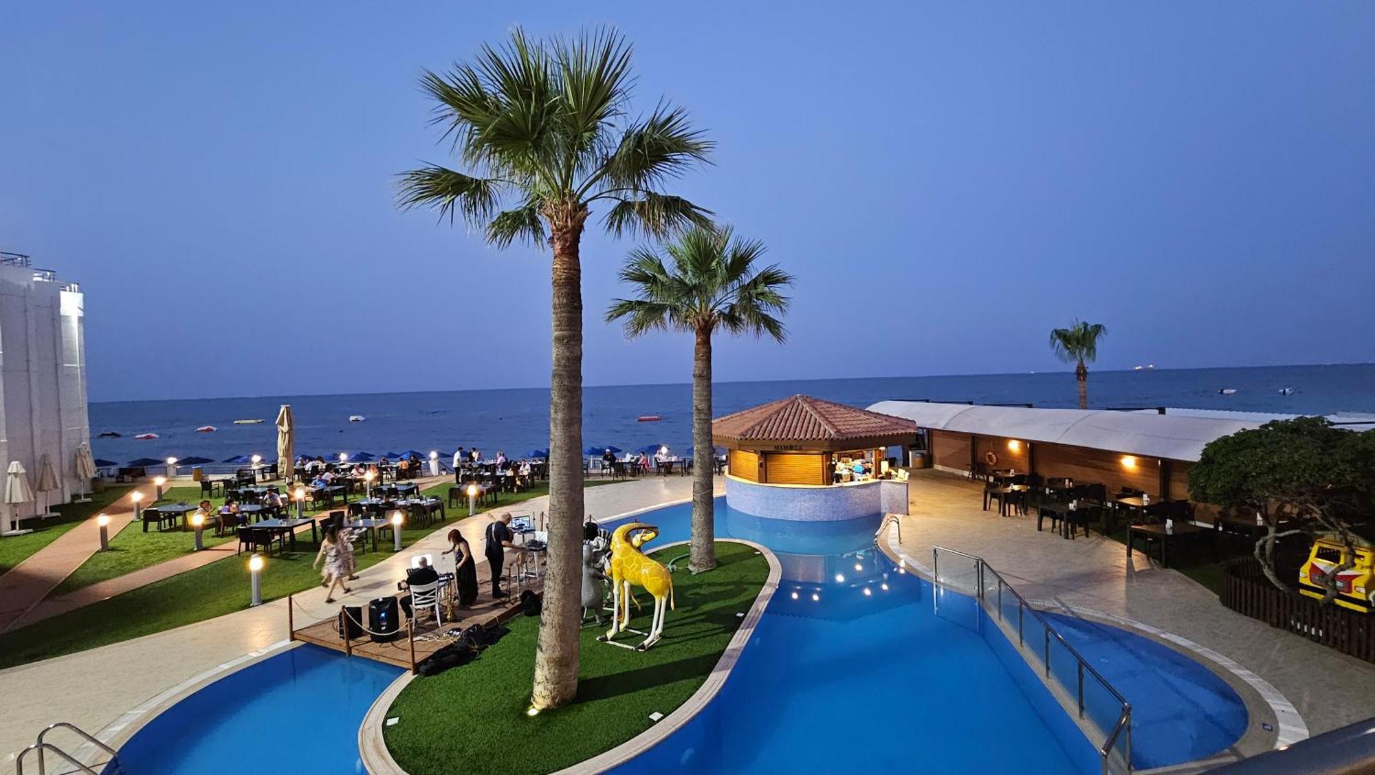 Mimoza Beach Hotel Agios Sergios Zewnętrze zdjęcie