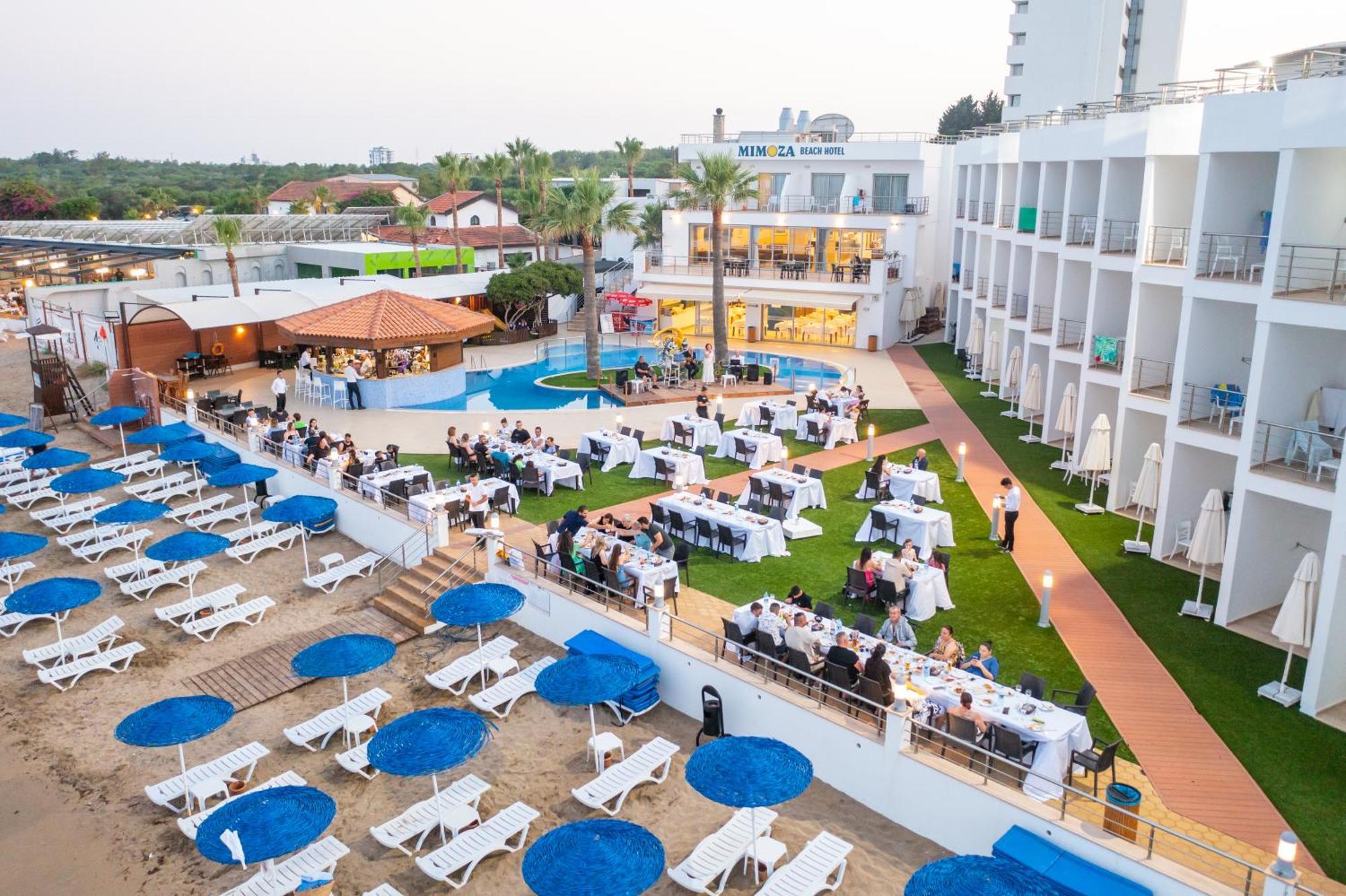 Mimoza Beach Hotel Agios Sergios Zewnętrze zdjęcie