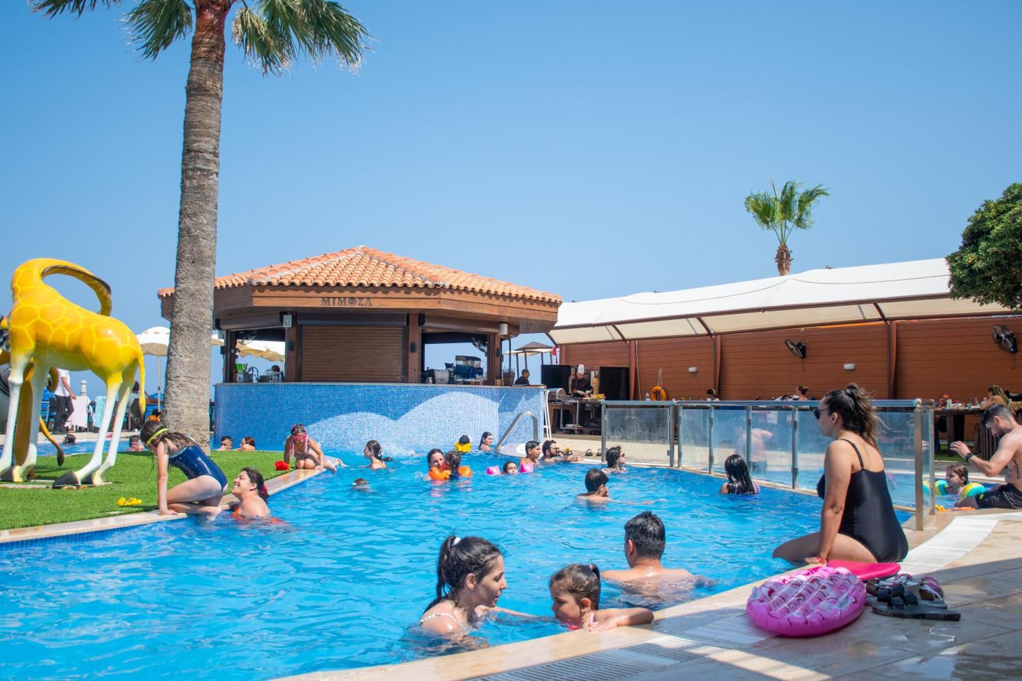 Mimoza Beach Hotel Agios Sergios Zewnętrze zdjęcie