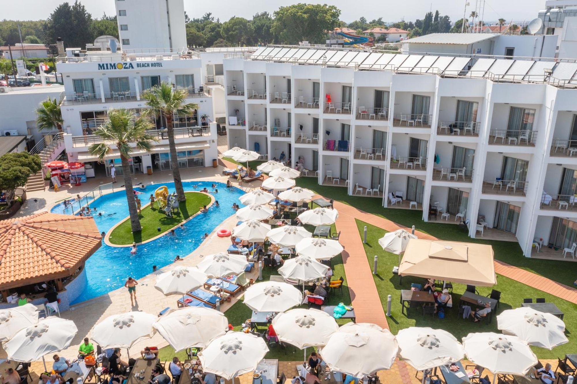 Mimoza Beach Hotel Agios Sergios Zewnętrze zdjęcie
