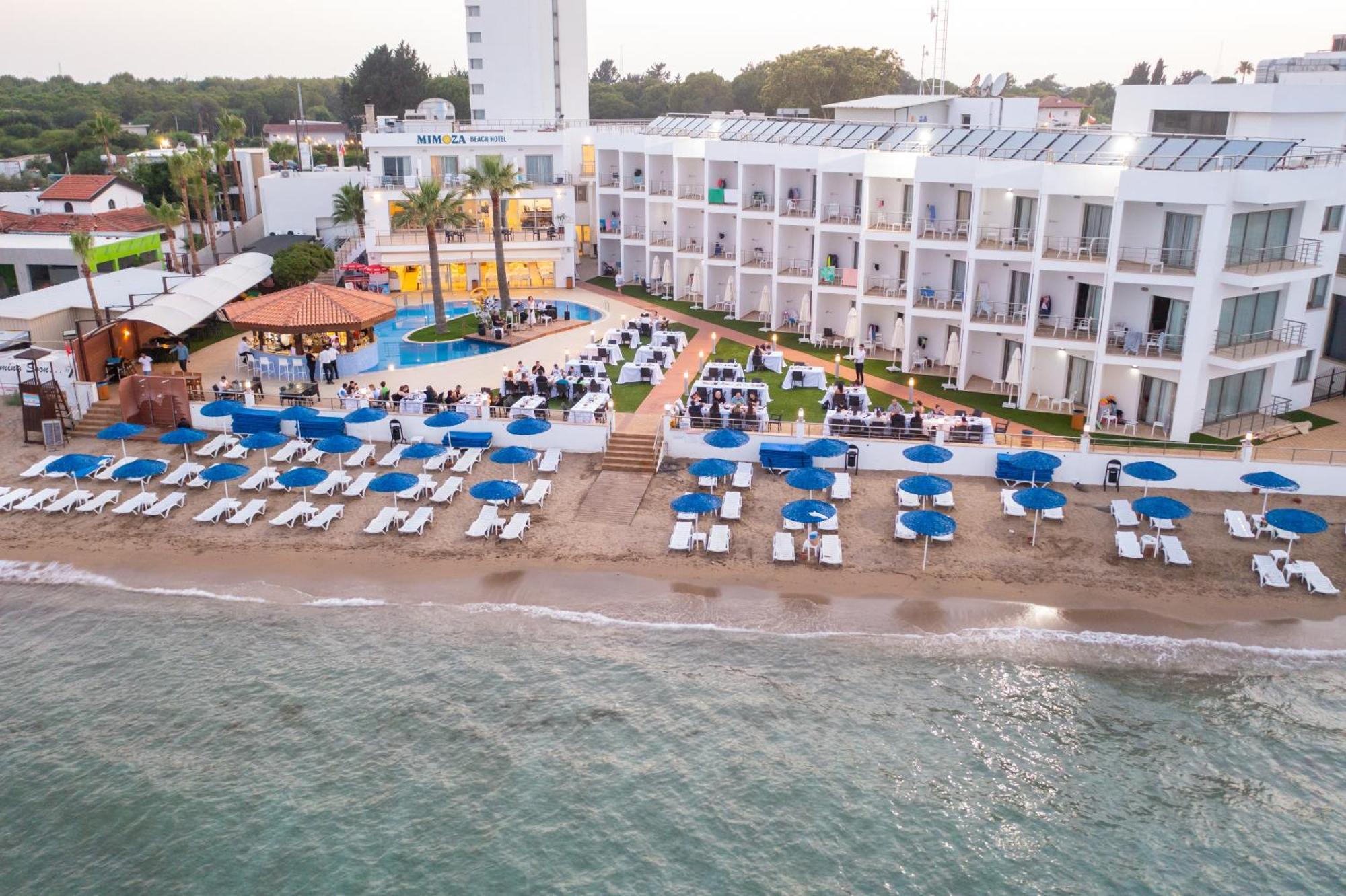Mimoza Beach Hotel Agios Sergios Zewnętrze zdjęcie