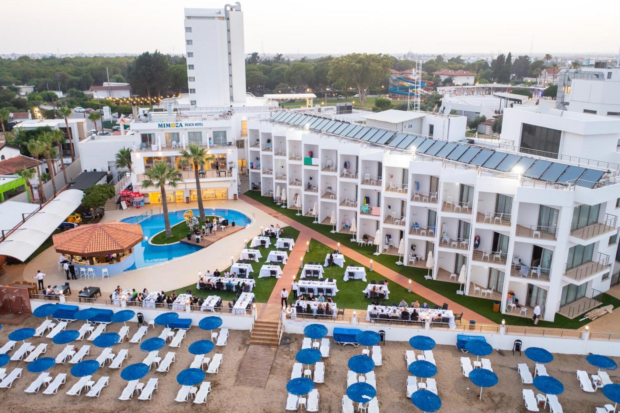 Mimoza Beach Hotel Agios Sergios Zewnętrze zdjęcie
