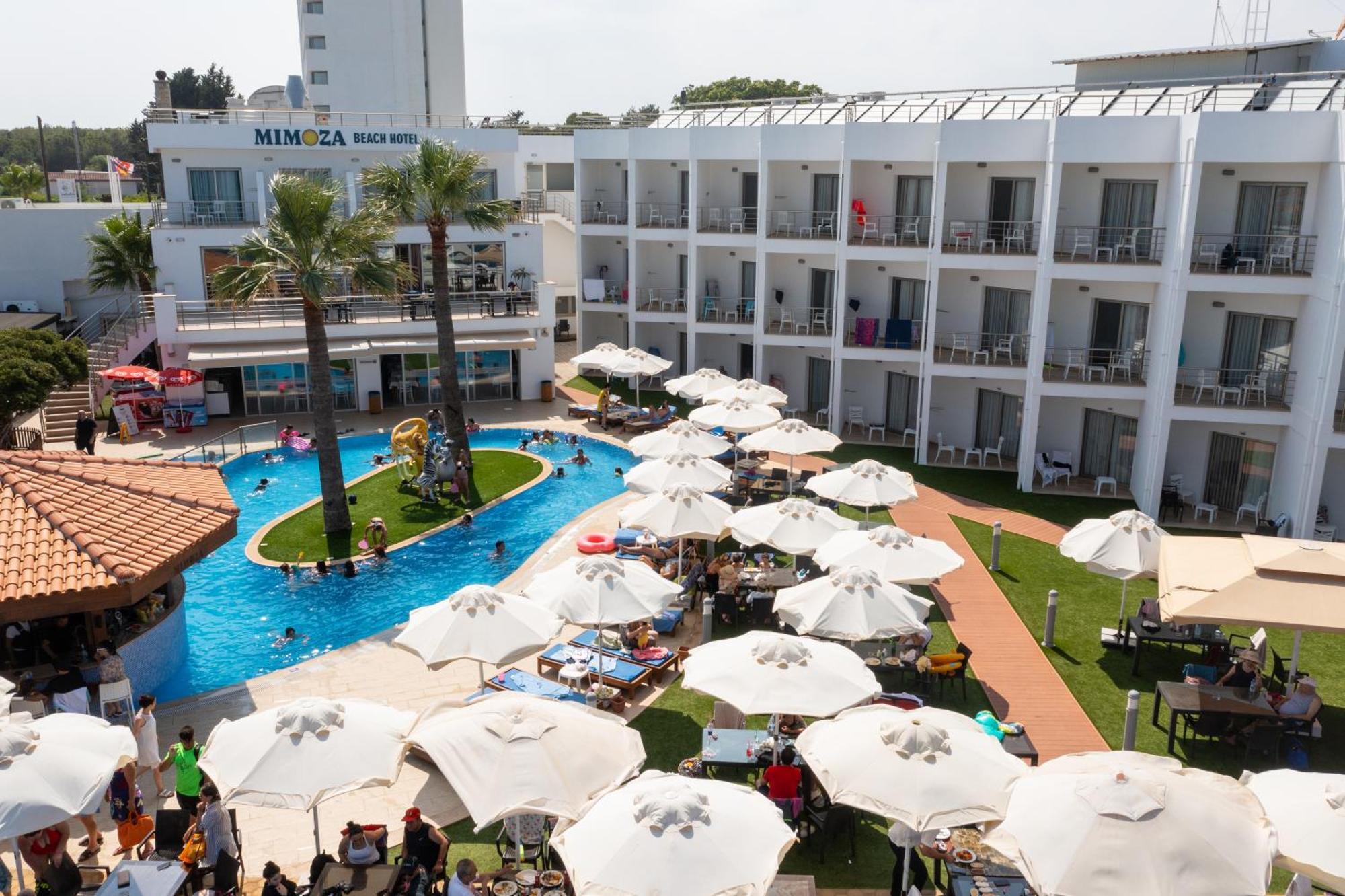 Mimoza Beach Hotel Agios Sergios Zewnętrze zdjęcie