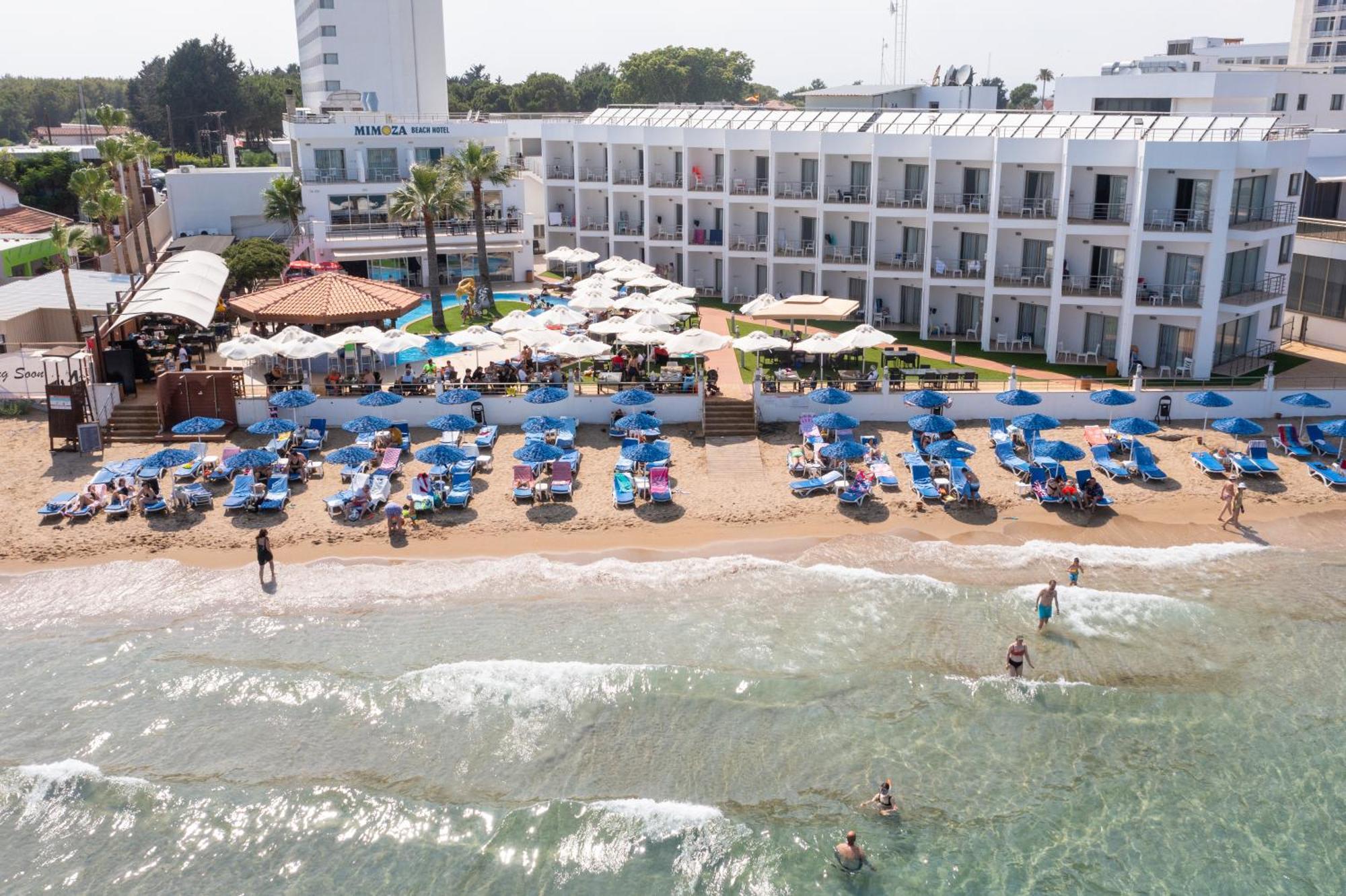 Mimoza Beach Hotel Agios Sergios Zewnętrze zdjęcie