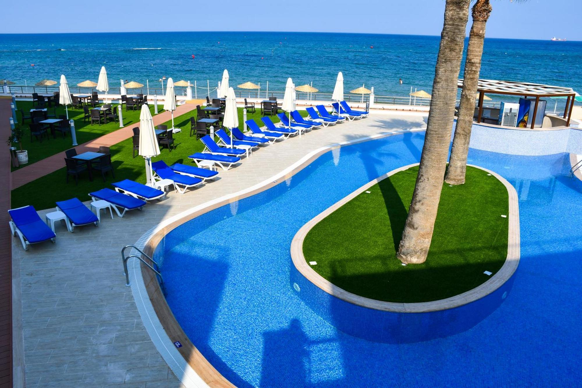 Mimoza Beach Hotel Agios Sergios Zewnętrze zdjęcie