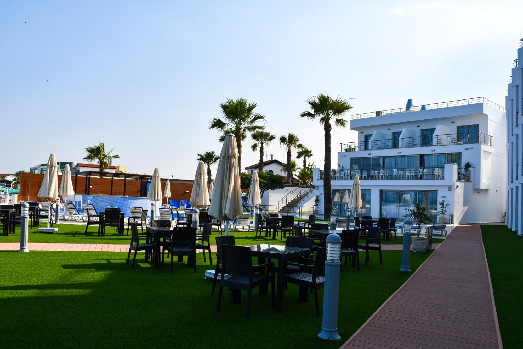 Mimoza Beach Hotel Agios Sergios Zewnętrze zdjęcie
