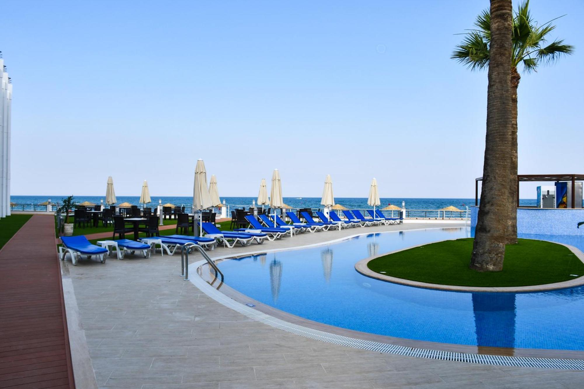 Mimoza Beach Hotel Agios Sergios Zewnętrze zdjęcie