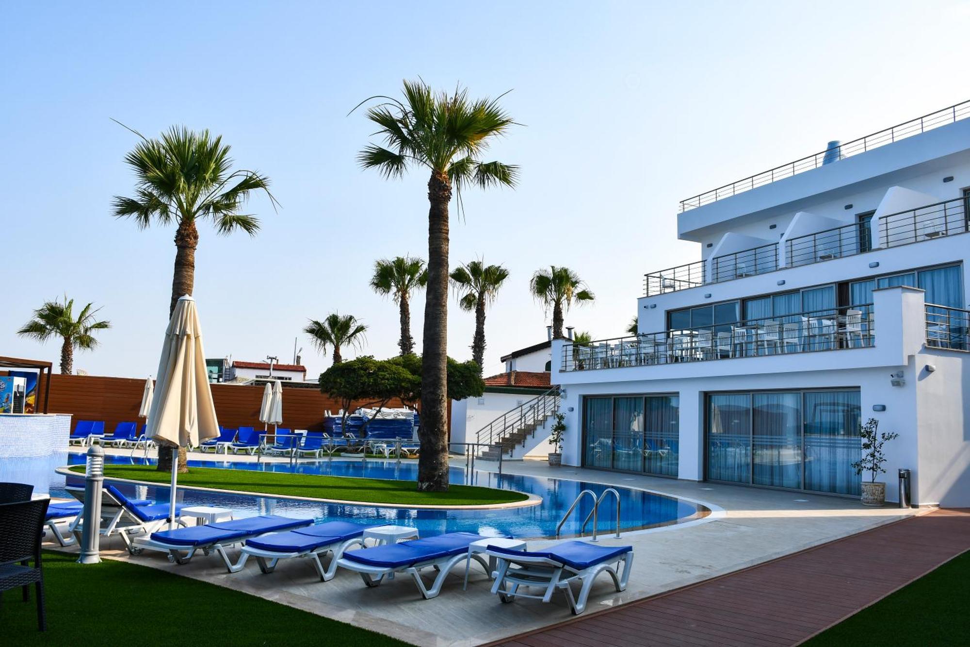 Mimoza Beach Hotel Agios Sergios Zewnętrze zdjęcie
