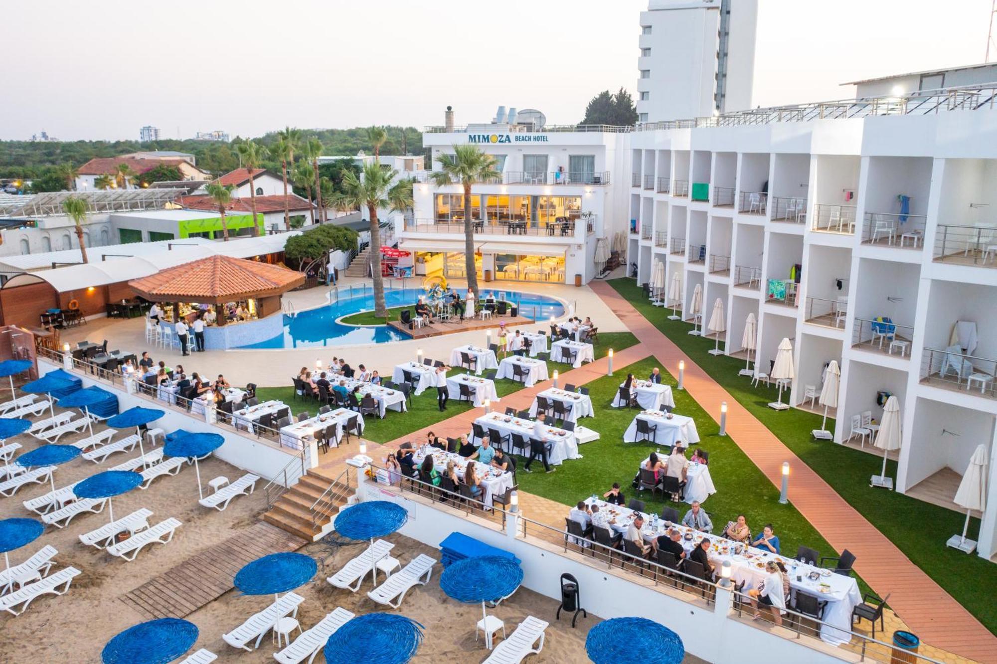 Mimoza Beach Hotel Agios Sergios Zewnętrze zdjęcie